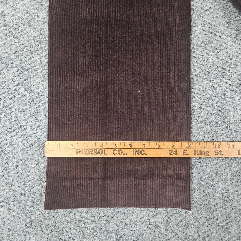 Vtg LL Bean Corduroy Pants Mens 37x30 Brown‎ Wide Wale Straight Leg Freeport